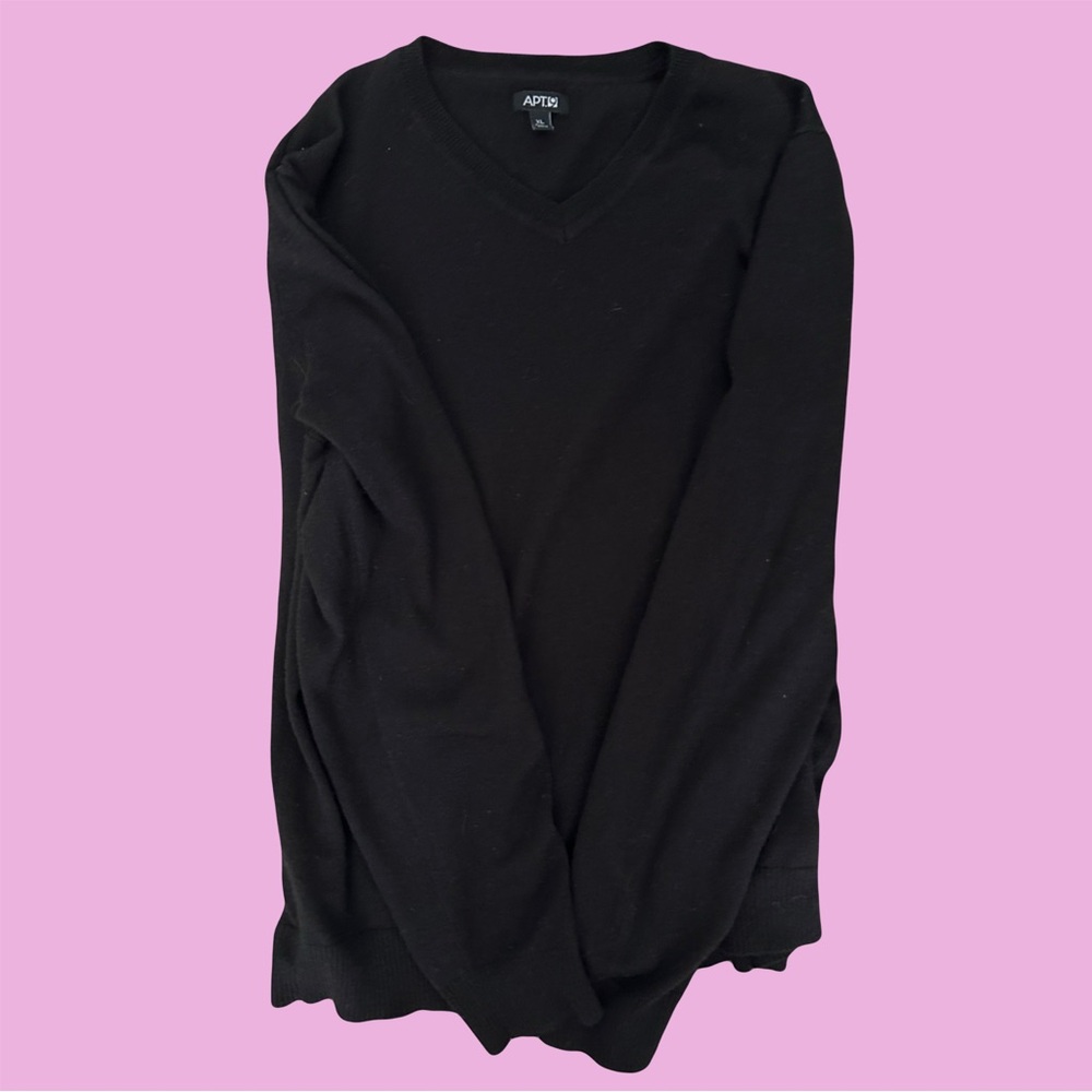 apt. 9 vneck merino wool women's sweater size XL